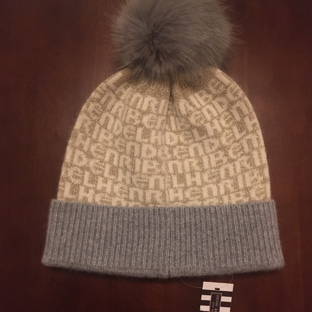 NWT Henri Bendel Cashmere winter hat